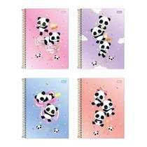Caderno espiral capa dura universitário 1x1 80 folhas Lovely Friend - Tilibra