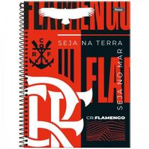 Caderno Espiral Capa Dura Universitário 20 Matérias Flamengo