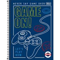 Caderno Espiral Capa Dura Universitário 20 Matérias Pepper Masculino 320 Folhas