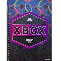 Caderno Espiral Capa Dura Universitário A4 Xbox 80 Folhas CREDEAL