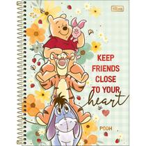 Caderno Espiral Capa Dura Universitário Connect 10 Matérias Pooh 160 Folhas Fundo Verde Keep Friends Caderno Espiral Capa Dura Universitário Connect 10 Matérias Pooh 160 Folhas Fundo Verde Keep Friends