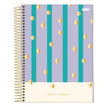Caderno Espiral Capa Dura Universitário Dots e Spots 10 Matérias 160 Folhas JANDAIA Caderno Espiral Capa Dura Universitário Dots e Spots 10 Matérias 160 Folhas JANDAIA