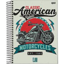 Caderno Espiral Capa Dura Universitário Flow 15 Matérias 240 Folhas JANDAIA Estampa 2