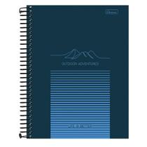 Caderno Espiral Capa Dura Universitário Life is Better 320F 20 Matérias CARDESIL