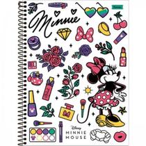 Caderno Espiral Capa Dura Universitário Minnie Mouse 80 Folhas 1 Matéria FORONI