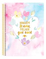 Caderno Espiral Capa Dura Universitário Mulher 1 Matéria 80 Folhas - São Domingos