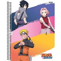 Caderno Espiral Capa Dura Universitário Naruto 80 Folhas 1 Matéria SD