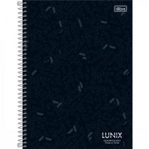 Caderno Espiral Capa Dura Universitário Quadriculado 7x7mm Lunix 80 Folhas