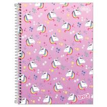Caderno Espiral Capa Dura Universitário Spice Feminino 192 Folhas 12 Matérias TILIBRA
