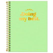 Caderno Espiral Capa Plástica Colegial Happy 80 Folhas TILIBRA