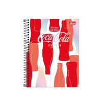 Caderno Espiral CD Colegial Coca-Cola 1 Matéria 80F Tilibra 01un
