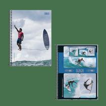 Caderno Espiral Cd Gabriel Medina 1X1 80Fls Tilibra Cor ul