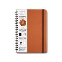 Caderno Espiral Clássica Pautado 17X24 Caramelo