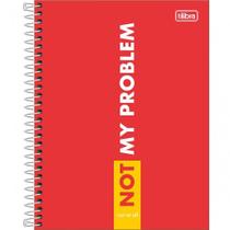 Caderno Espiral Colegial 10 Matérias 4Fun Capa Dura 160 Folhas Detalhes Metalizados