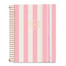 Caderno Espiral Colegial Criativo 1 Matéria Daydream 80 Folhas Aba e Elástico CADERSIL