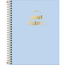 Caderno Espiral Colegial Happy Capa Plástica 1 Matéria 80 Folhas TILIBRA