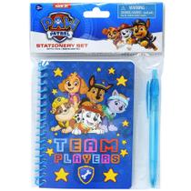 Caderno espiral com designs inovadores Paw Patrol com caneta