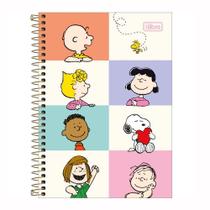 Caderno Espiral Connect Snoopy Persongens - 80 Folhas - Tilibra