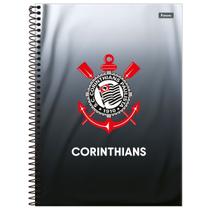 Caderno Espiral Corinthians' Capa Dura 1 Matéria 80F Escolar Caderno Espiral Corinthians' Capa Dura 1 Matéria 80F Escolar