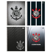 Caderno Espiral Corinthians Timão 96 Folhas - Foroni Caderno Espiral Corinthians Timão 96 Folhas - Foroni