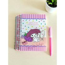 Caderno Espiral de Anotações 44 folhas A5 Fofo My Melody Caderno Espiral de Anotações 44 folhas A5 Fofo My Melody