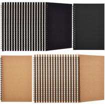 Caderno espiral Epakh Unlined A5, 100 páginas, pacote com 36