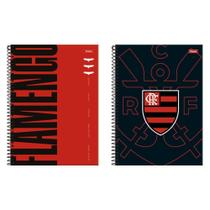 Caderno Espiral Foroni Universitário - Capa Dura 15 Matérias Flamengo Fit 240 Folhas - Embalagem com 2 Unidades