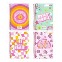 Caderno Espiral Foroni Universitário Capa Dura Joyfull 15 Matérias 240 Folhas - Embalagem com 2 Unidades Caderno Espiral Foroni Universitário Capa Dura Joyfull 15 Matérias 240 Folhas - Embalagem com 2 Unidades
