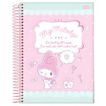 Caderno Espiral Grande My Melody 1 Matéria Universitário 80 Folhas Jandaia COR:MY MELODY CARTAS