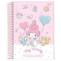 Caderno Espiral Grande My Melody 1 Matéria Universitário 80 Folhas Jandaia COR:MY MELODY E AMIGOS