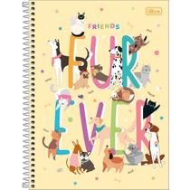 Caderno Espiral (GRANDE) Universitário 10 Matérias 160 Folhas Capa Dura HUG ME Tilibra