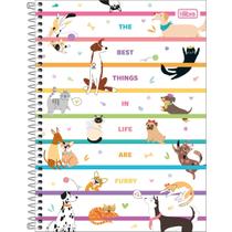Caderno Espiral (GRANDE) Universitário 10 Matérias 160 Folhas Capa Dura HUG ME Tilibra