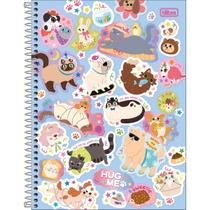 Caderno Espiral (GRANDE) Universitário 10 Matérias 160 Folhas Capa Dura HUG ME Tilibra