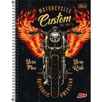 Caderno Espiral Grande Universitário D+ 16 Matérias Feminino/Masculino 320 Folhas Capa Dura - Tilibra CAPA:CUSTOM