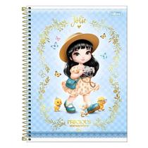 Caderno Espiral Grande Universitário Jolie 10 Matérias 160 Folhas Capa Dura - Tilibra Papelaria Escolar Meninas Caderno Espiral Grande Universitário Jolie 10 Matérias 160 Folhas Capa Dura - Tilibra Papelaria Escolar Meninas