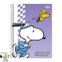 Caderno Espiral Grande Universitário Snoopy Fit 10 Matérias 160 Folhas Pautadas - Tilibra Caderno Espiral Grande Universitário Snoopy Fit 10 Matérias 160 Folhas Pautadas - Tilibra