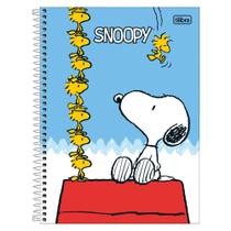 Caderno Espiral Grande Universitário Snoopy Fit 10 Matérias 160 Folhas Pautadas - Tilibra Caderno Espiral Grande Universitário Snoopy Fit 10 Matérias 160 Folhas Pautadas - Tilibra