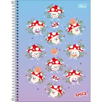 Caderno Espiral Grande Universitario Spice 20 Matérias Feminino/Masculino 320 Folhas Capa Dura Tilibra