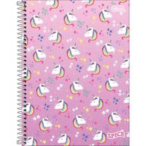 Caderno Espiral Grande Universitario Spice 20 Matérias Feminino/Masculino 320 Folhas Capa Dura Tilibra
