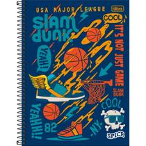 Caderno Espiral Grande Universitario Spice 20 Matérias Feminino/Masculino 320 Folhas Capa Dura Tilibra