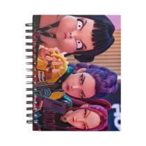 Caderno Espiral K-pop Demon Hunters Com Personagens De Anime Para Estudo, Presente, Material Escolar