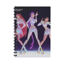 Caderno Espiral K-pop Demon Hunters Com Personagens De Anime Para Estudo, Presente, Material Escolar