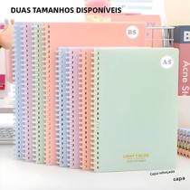 Caderno Espiral Macio A5/B5 Multicolorido Com 70 Folhas E Design De Páginas Internas Facilmente Caderno Espiral Macio A5/B5 Multicolorido Com 70 Folhas E Design De Páginas Internas Facilmente