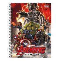 Caderno Espiral Marvel Avengers Ultron 200 Folhas da Tilibra