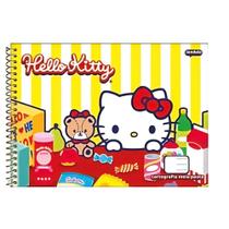 Caderno Espiral Meia Pauta Hello Kitty 275x200mm 40 Folhas Jandaia Caderno Espiral Meia Pauta Hello Kitty 275x200mm 40 Folhas Jandaia