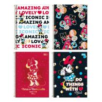 Caderno Espiral Minnie Mouse 1 Matéria 80 Folhas - Tilibra