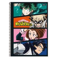 Caderno Espiral My Hero Academy 80fls - Foroni - Sortido