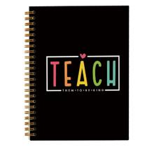 Caderno espiral Os presentes para professores da Tizzer os ensinam a serem gentis Caderno espiral Os presentes para professores da Tizzer os ensinam a serem gentis
