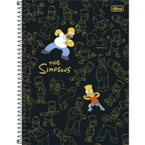 Caderno Espiral Os Simpsons Capa Dura Universitário 10 Matérias Tilibra