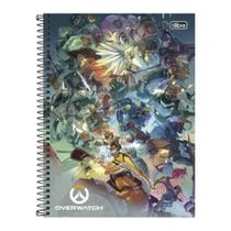 Caderno Espiral Overwatch The Game Heroes 200 Folhas Tilibra